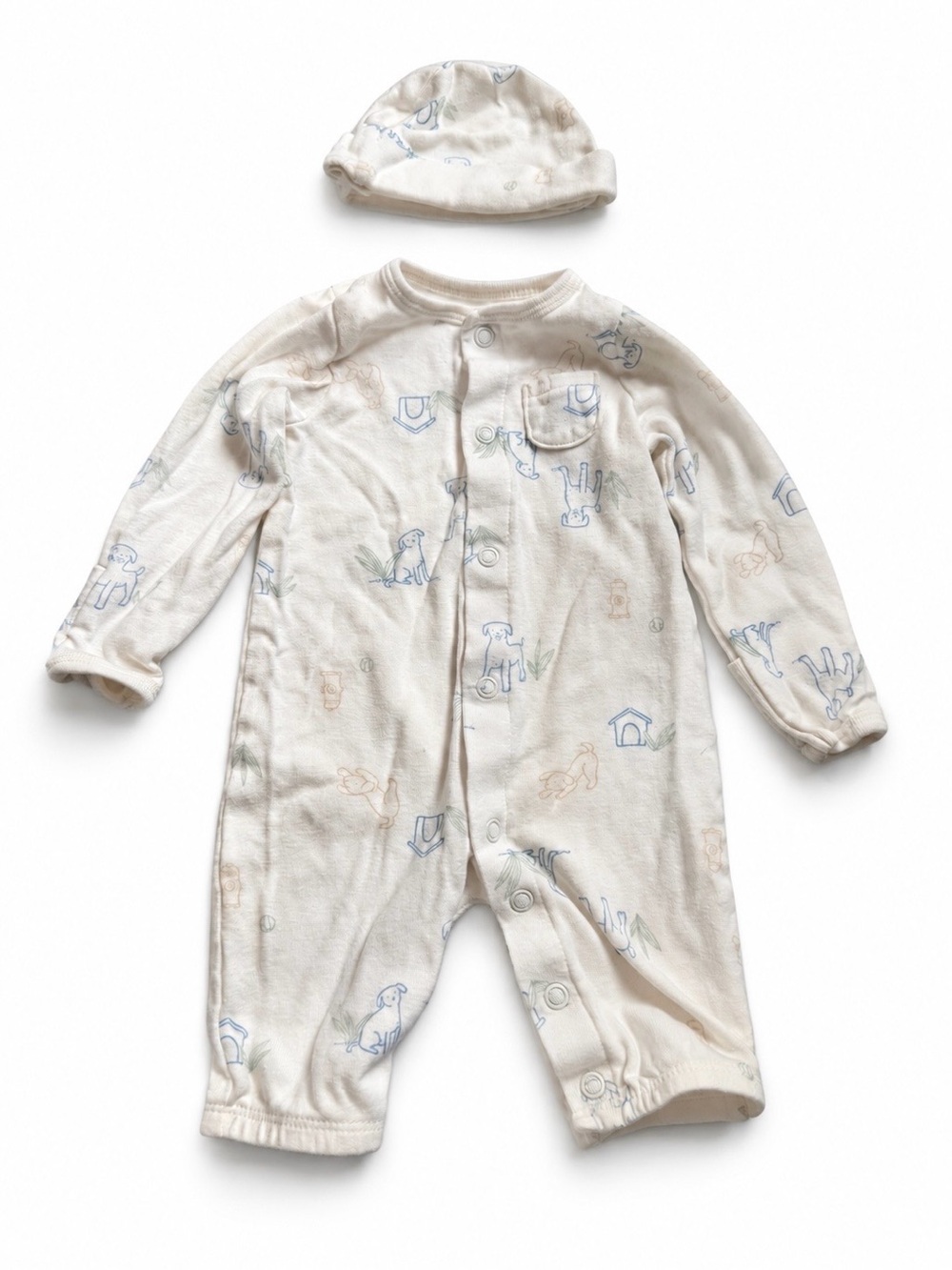 Carter’s Newborn Footless Sleeper & Hat Set